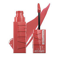 Помада для губ із глянцевим фінішом Maybelline New York SuperStay Vinyl Ink 15 - Peachy, 4.2 мл