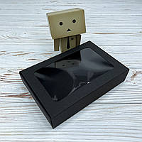 *10 шт* / Коробка / 100х150х30 мм / Чорн / вікно-звичайн