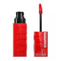 Помада для губ із глянцевим фінішом Maybelline New York SuperStay Vinyl Ink 25 - Red Hot, 4.2 мл