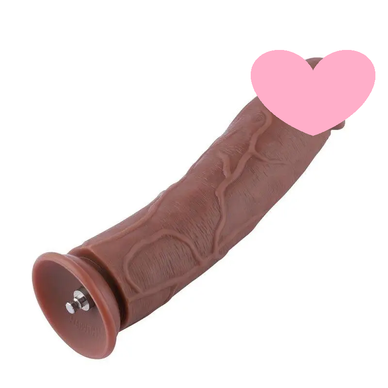 Силіконовий фалоімітатор для секс-машин Hismith 11″ Silicone Dildo, система KlicLok, фото 1