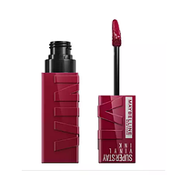 Помада для губ із глянцевим фінішом Maybelline New York SuperStay Vinyl Ink 30 - Unrivaled, 4.2 мл