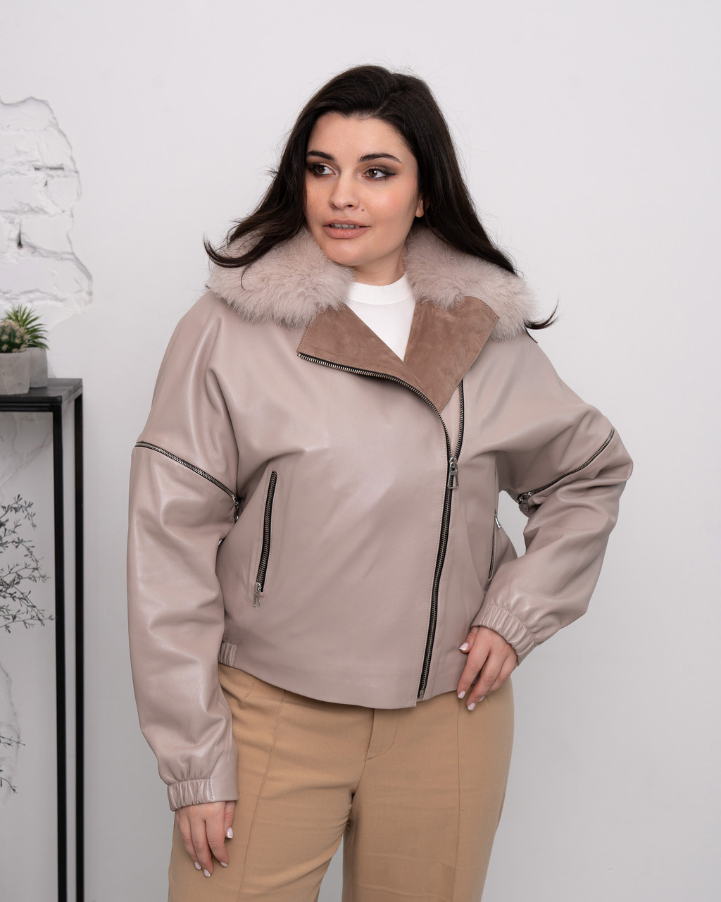 Жіноча куртка-трансформер 54/4XL, фото 1