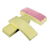 Смужки (стріпси) для депіляції, 100 шт в упаковці / жовті