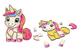 Пазл-складалка "Єдиноріг" Puz-22957 PuzzleOk розмір пазла 30см.