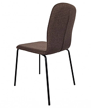 Cтілець Navy чорний каркас/ глиняно сіра тканина TM Intarsio, фото 4