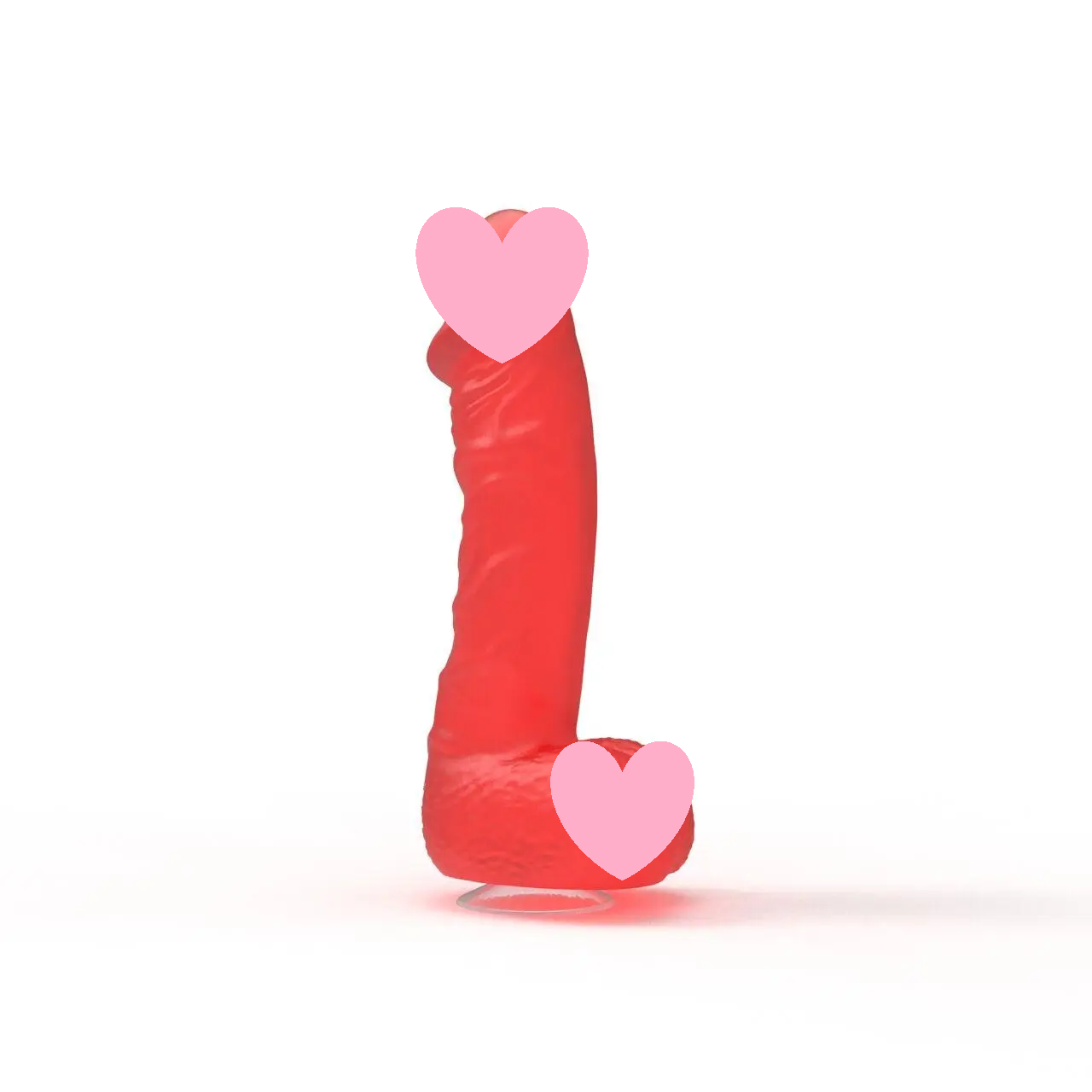 Крафтове мило-член із присоскою Pure Bliss MINI Red, натуральне, фото 1