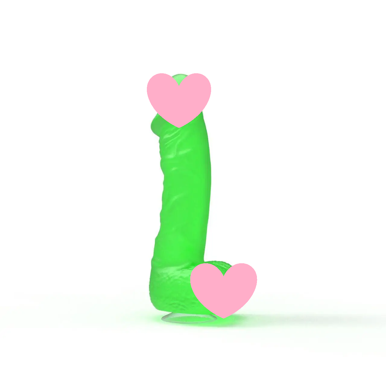 Крафтове мило-член із присоскою Pure Bliss BIG Green, натуральне, фото 1