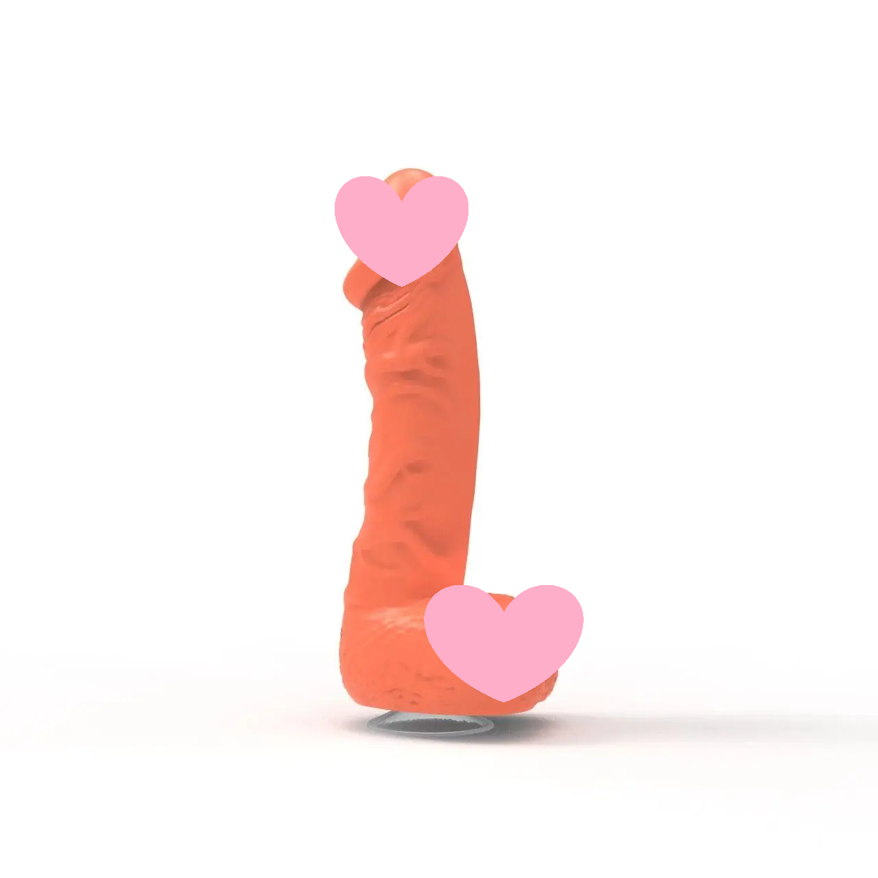 Крафтове мило-член із присоскою Pure Bliss MINI Coral, натуральне, фото 1