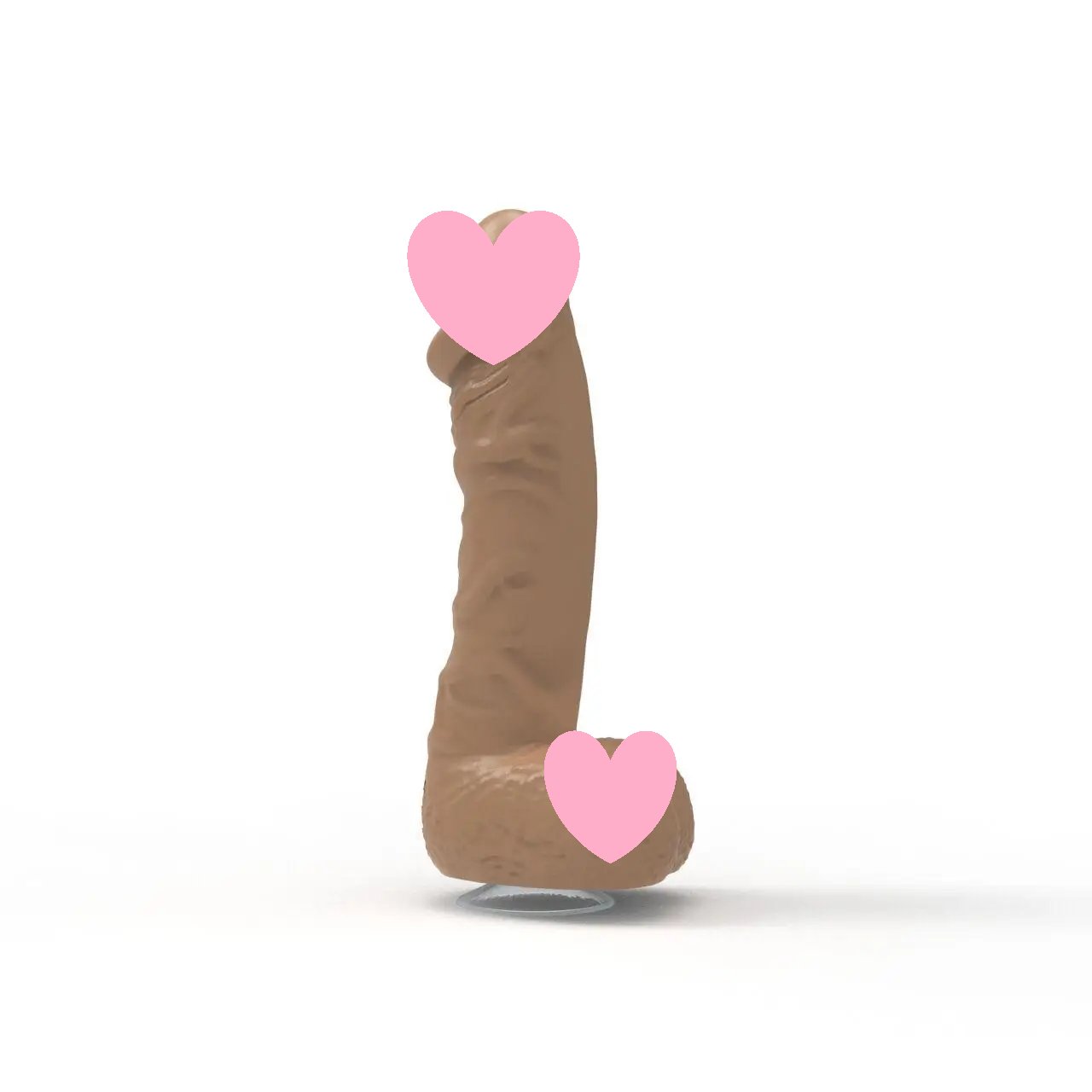 Крафтове мило-член із присоскою Pure Bliss BIG Brown, натуральне, фото 1