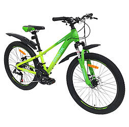Велосипед AL 24" Spark Pleasure, рама 11" салатовий (218783)