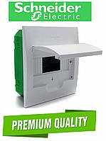 SCHNEIDER ELETCRIC 8 авт вбудовані щити білі двері EZ9E108P2F Easy9, бокс Шнайдер модульний, шафа