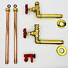 Комплект для бойлера RETRO L1 латунний Boiler Series, фото 7