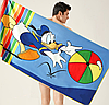 Disney Дитячи махровий рушник  для пляжу та басайну DonaldDuck, 75x150, фото 5