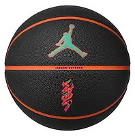 Баскетбольний м’яч Nike Jordan All Court 8P Z Williamson — знижений тиск, чорний/помаранчевий, розмір 7