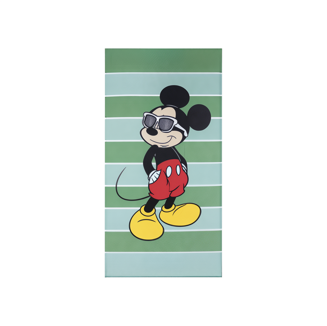 Disney Дитячи махровий рушник  для пляжу та басайну Mickey зелений, 75x150, фото 1