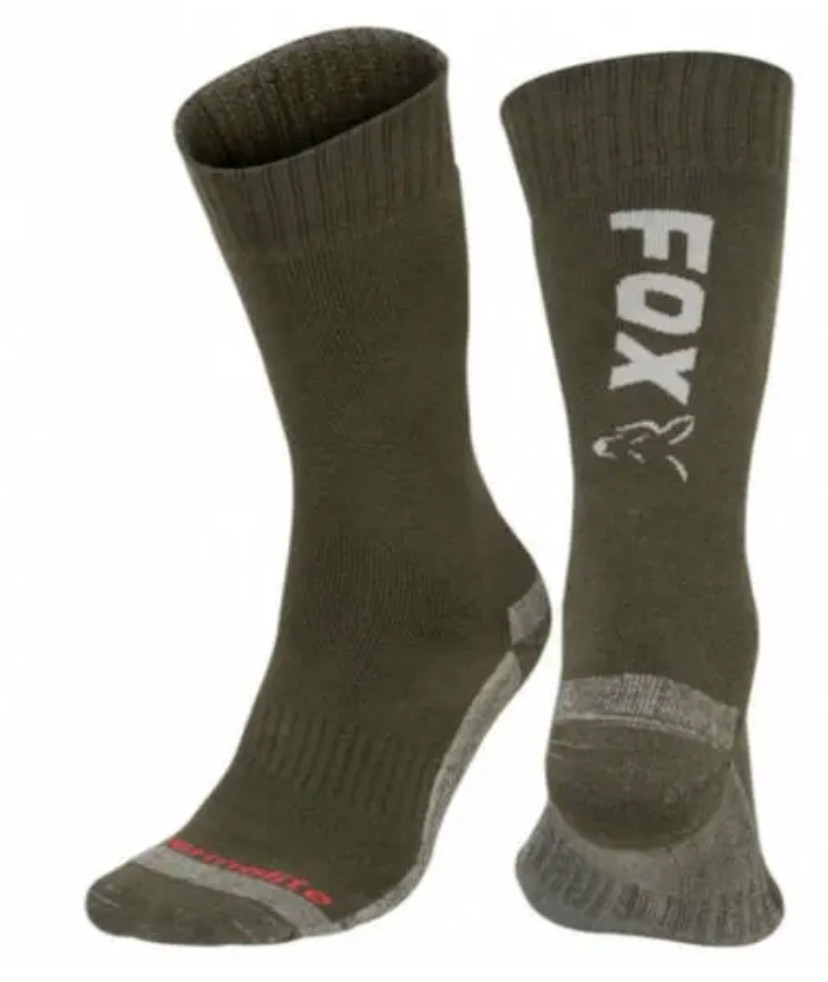 Термошкарпетки Fox Green / Silver Thermolite long sock 10 - 13 (Eu 44-47)
