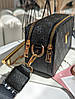 Жіноча сумка Guess The Snapshot Bag Black Чорна Екошкіра Крос Боді на 2 відділення широкий ремінь Гесс, фото 6