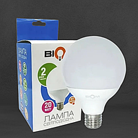 Світлодіодна лампа Biom BT-591 G95 20W E27 4500К матова