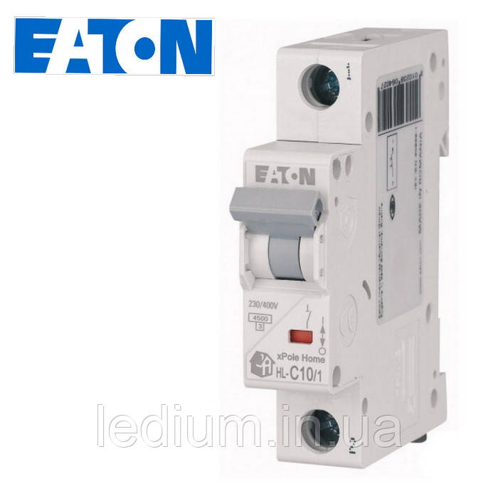 Автоматичний вимикач 1п 10 Ампер EATON