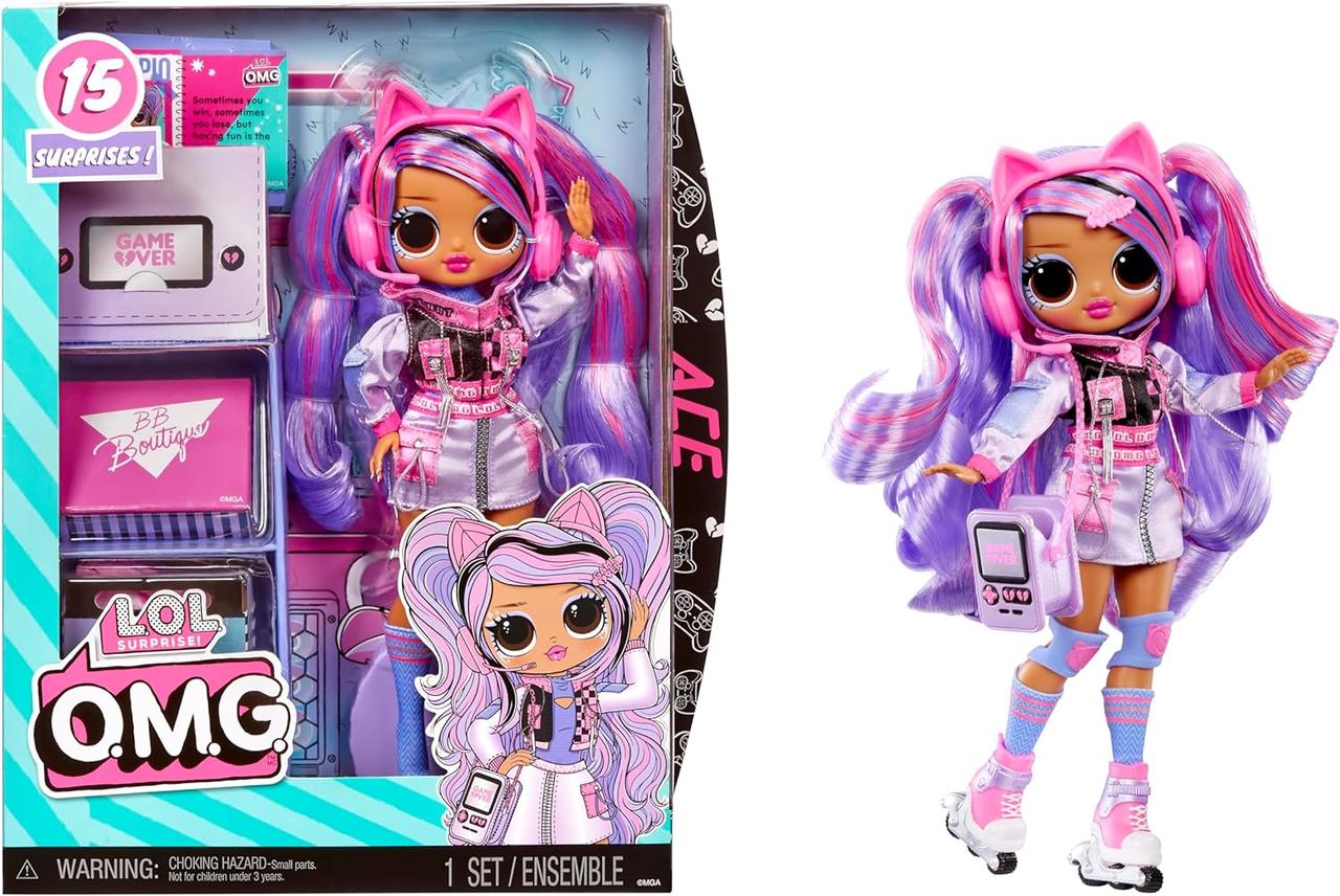 Лялька LOL Surprise OMG Ace Fashion Doll — LОЛ Сюрприз ОМГ Ейс