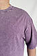 Футболка варенка жіноча тай-дай оверсайз Apmi фіолетовий, фото 3