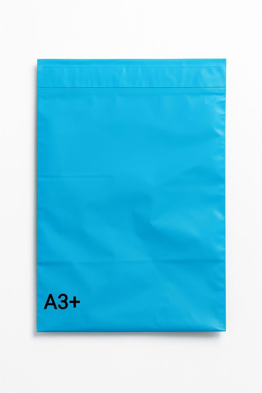 Кур'єрські пакети розмір А3+ 380мм на 400мм +40мм клапан (100шт), фото 1