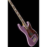 Бас-гітара Harley Benton MV-4PJ Burgundy Mist, фото 2