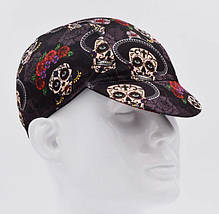 Спортивна вело кепка Skulls and Red roses (53-57) М, фото 5
