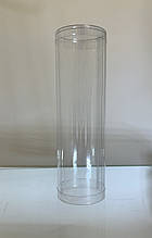 Тубус пластиковий 70х230 мм харчовий Прозорий