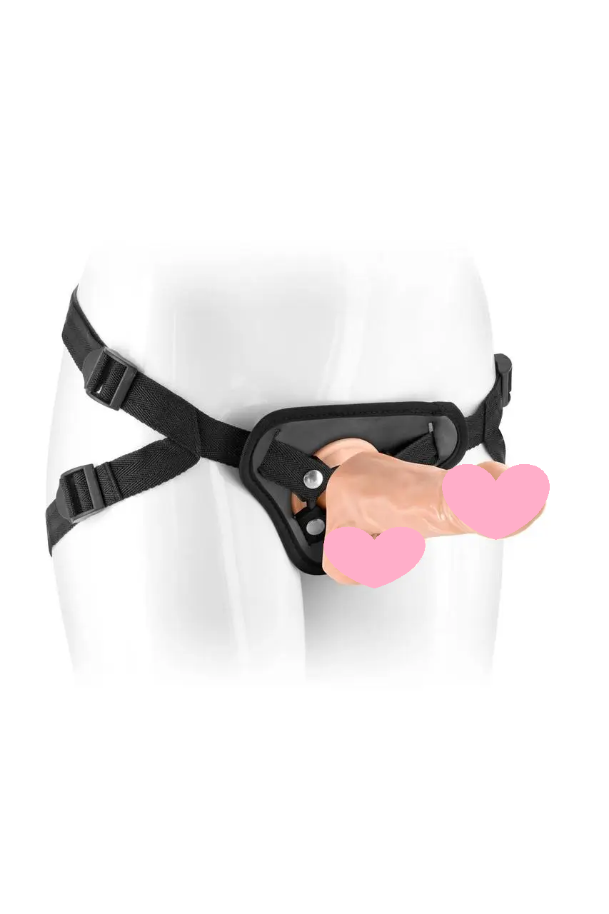 Жіночий страпон-трусики 2в1 Real Body — Mike: довжина 13 см, діам. 3,8 см, трусики та фалоімітатор, фото 1