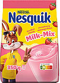 Оригінал! Напій швидкорозчинний Nesquik Milk-Mix 350г зі смаком полуниці (Nesquik Strawberry), Nestle