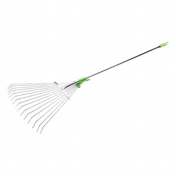 Граблі для листя Verto, складані, 15 зубців, ширина 19см, 123см, 0.8кг