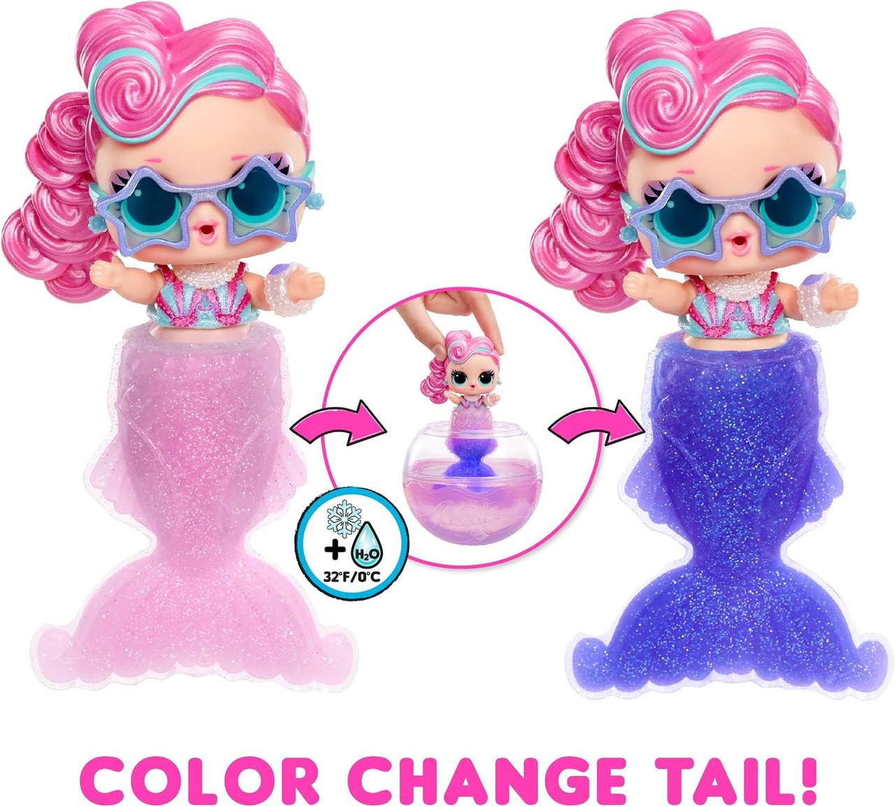 Кулька з лялькою лол Чарівна русалонька LOL Surprise Mermaids Tots with Color Change Tail