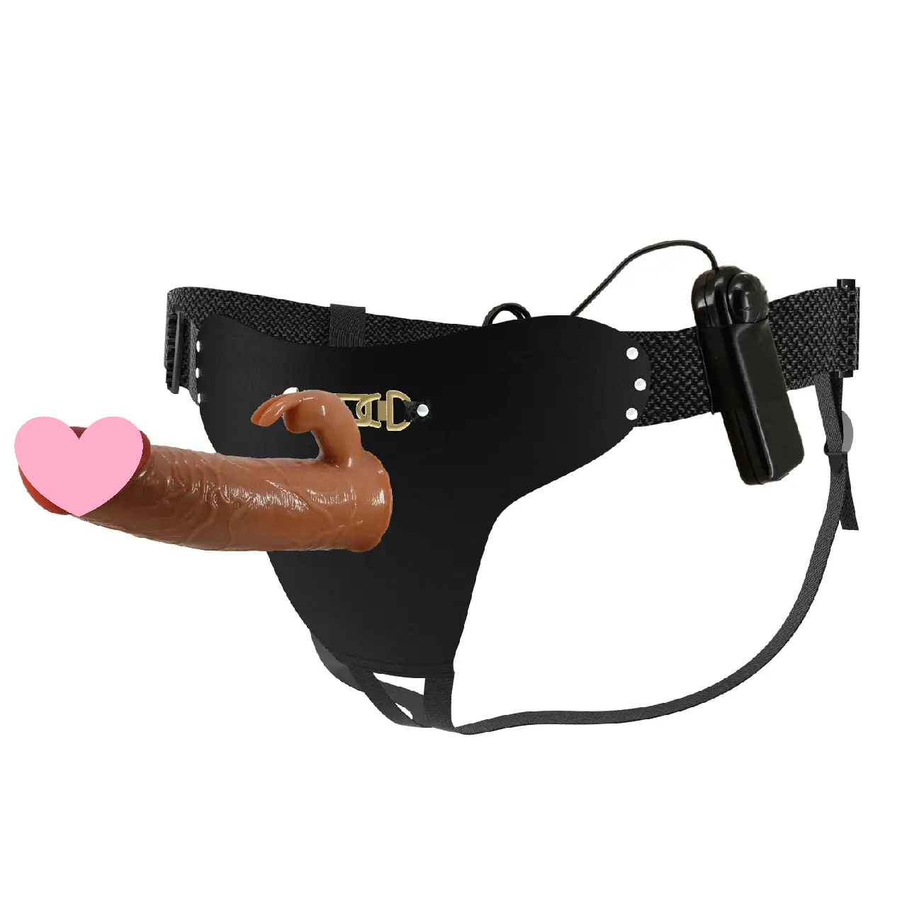 Страпон унисекс с вибростимуляцией Pretty Love - Marion Universal Strap-On Harness, Dildo 7.4'', BW-022099Z, фото 1