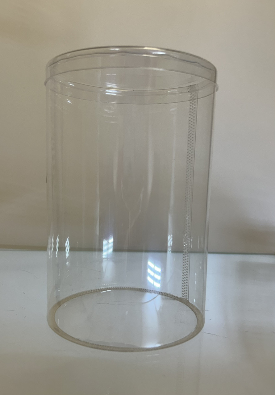 Пластиковий Тубус 100х150 мм харчовий Прозорий, фото 1