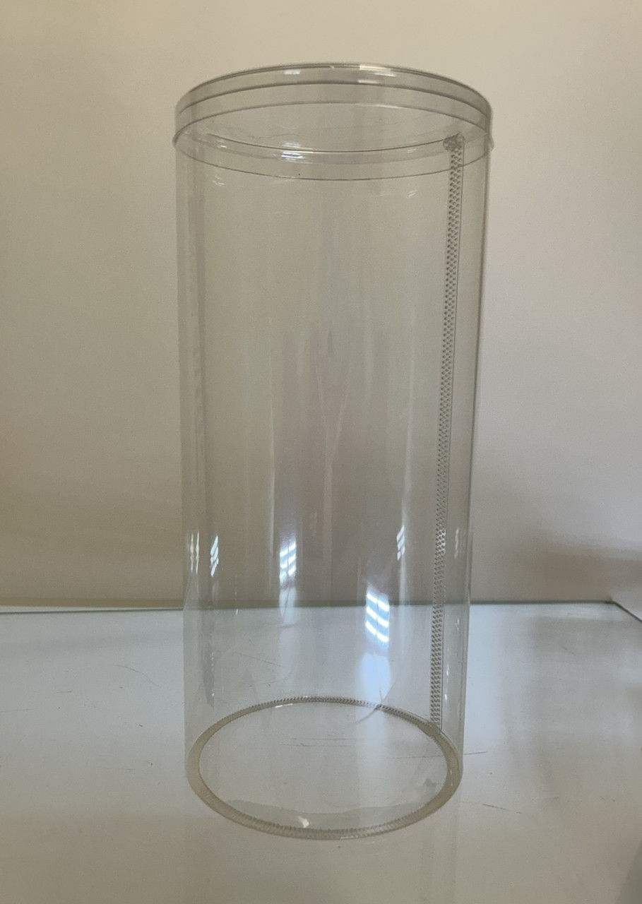 Тубус пластиковий 100х220 мм харчовий Прозорий, фото 1