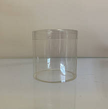 Тубус пластиковий 70х70 мм харчовий Прозорий