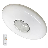 Світлодіодна люстра з ПДК LIGHT SET LYMAN LED 509 R 68W 2800-6000 K+RGB 6240Лм TX IR RC білий Ø510x78 мм