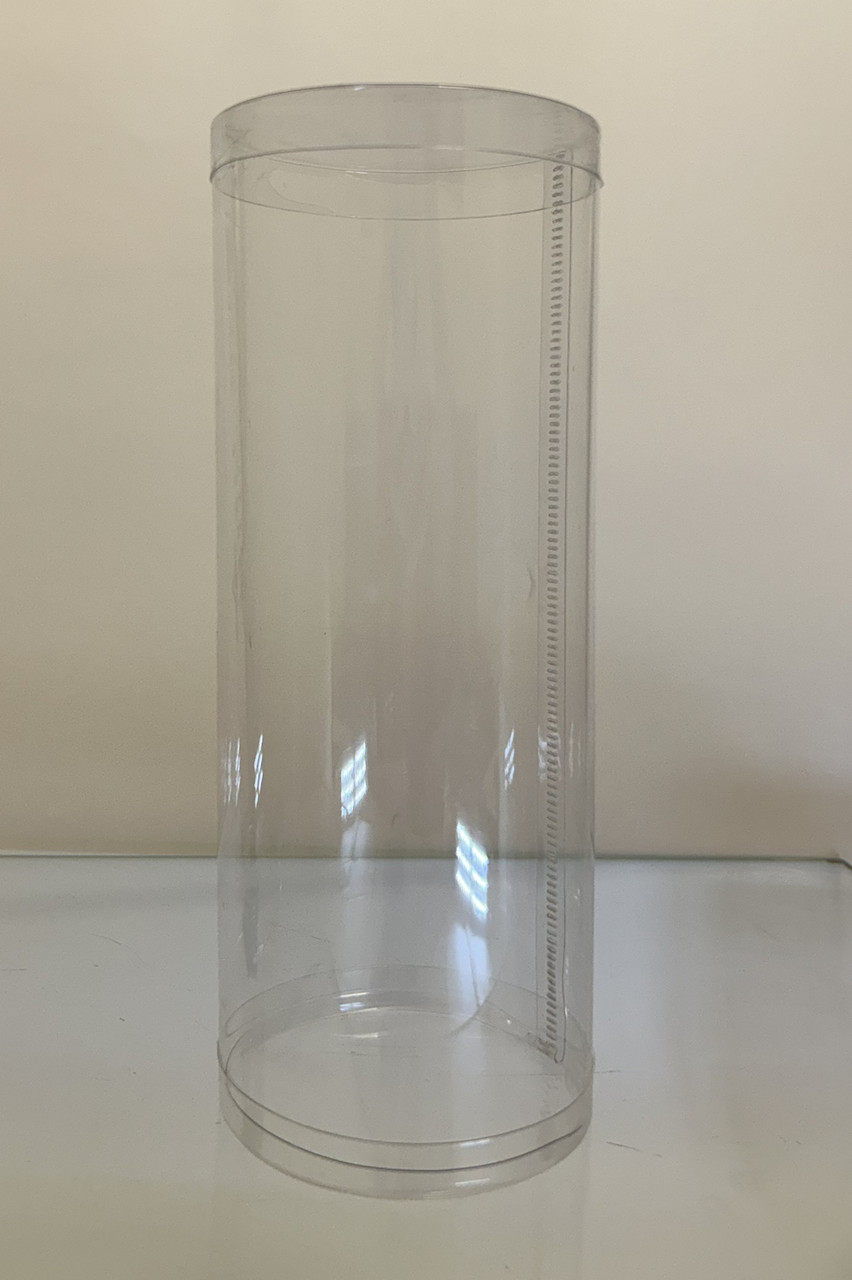 Тубус пластиковий 80х230 мм харчовий Прозорий, фото 1