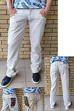 Штани, джинси чоловічі літні лляні, на високий зріст, пряма штанина BAYERN, Туреччина, фото 2