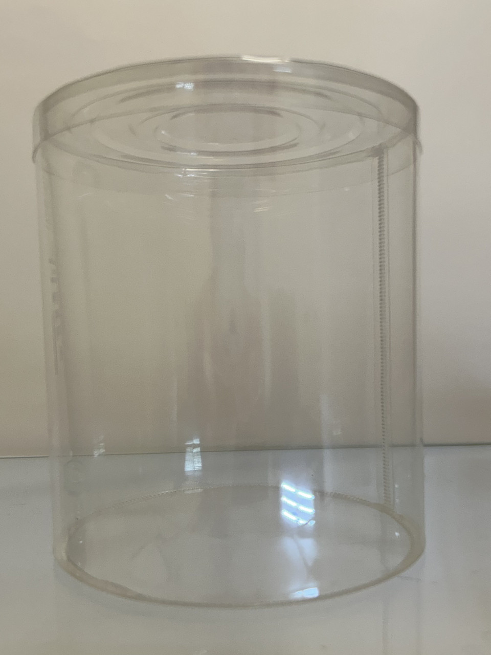 Тубус пластиковий 140х155 мм харчовий Прозорий, фото 1