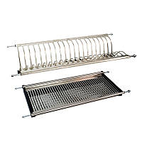 Сушарка для посуду 60 см шафа (550-580 мм) нержавіюча сталь