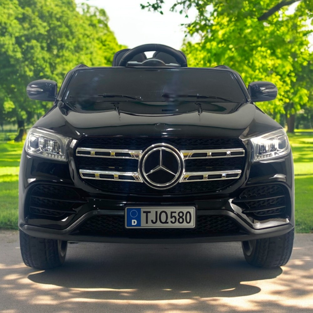 Дитячий повнопривідний електромобіль моделі Mercedes TJQ-580 Black / Чорний