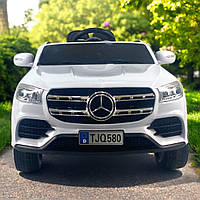 Дитячий повнопривідний електромобіль моделі Mercedes TJQ-580 White / Білий