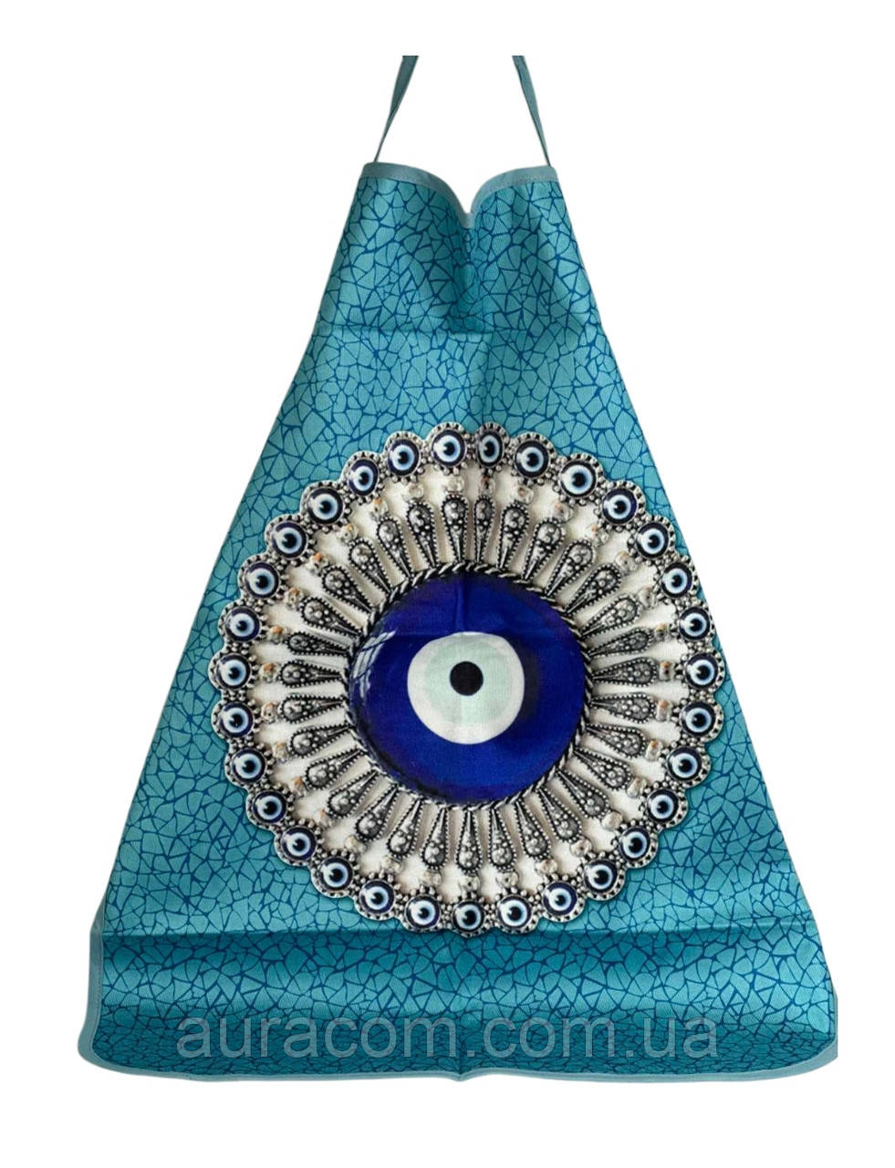 Блакитний, фартух, з 3Д зображенням, очі від слазу, Туреччина, фото 1