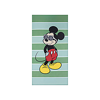 Disney Дитячи махровий рушник  для пляжу та басайну Mickey зелений, 75x150