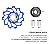 Ролик Riderace для заднього перемикача SRAM/Shimano 11T з керамічним підшипником, фото 4