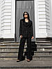 Стильний жіночий костюм "Стелла" чорный 42 розмір, фото 2