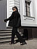 Стильний жіночий костюм "Стелла" чорный 42 розмір, фото 3