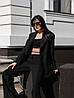 Стильний жіночий костюм "Стелла" чорный 42 розмір, фото 4